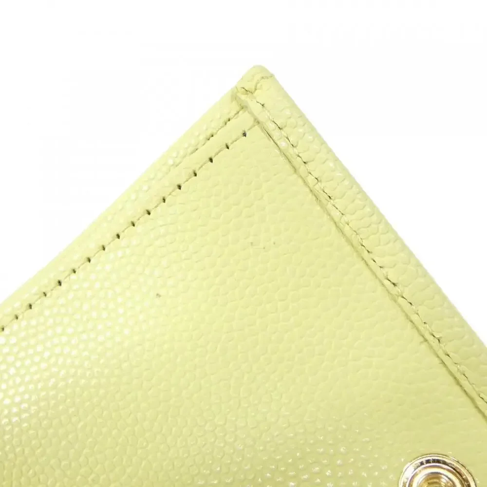 CHANEL Authentic Yellow Wallet